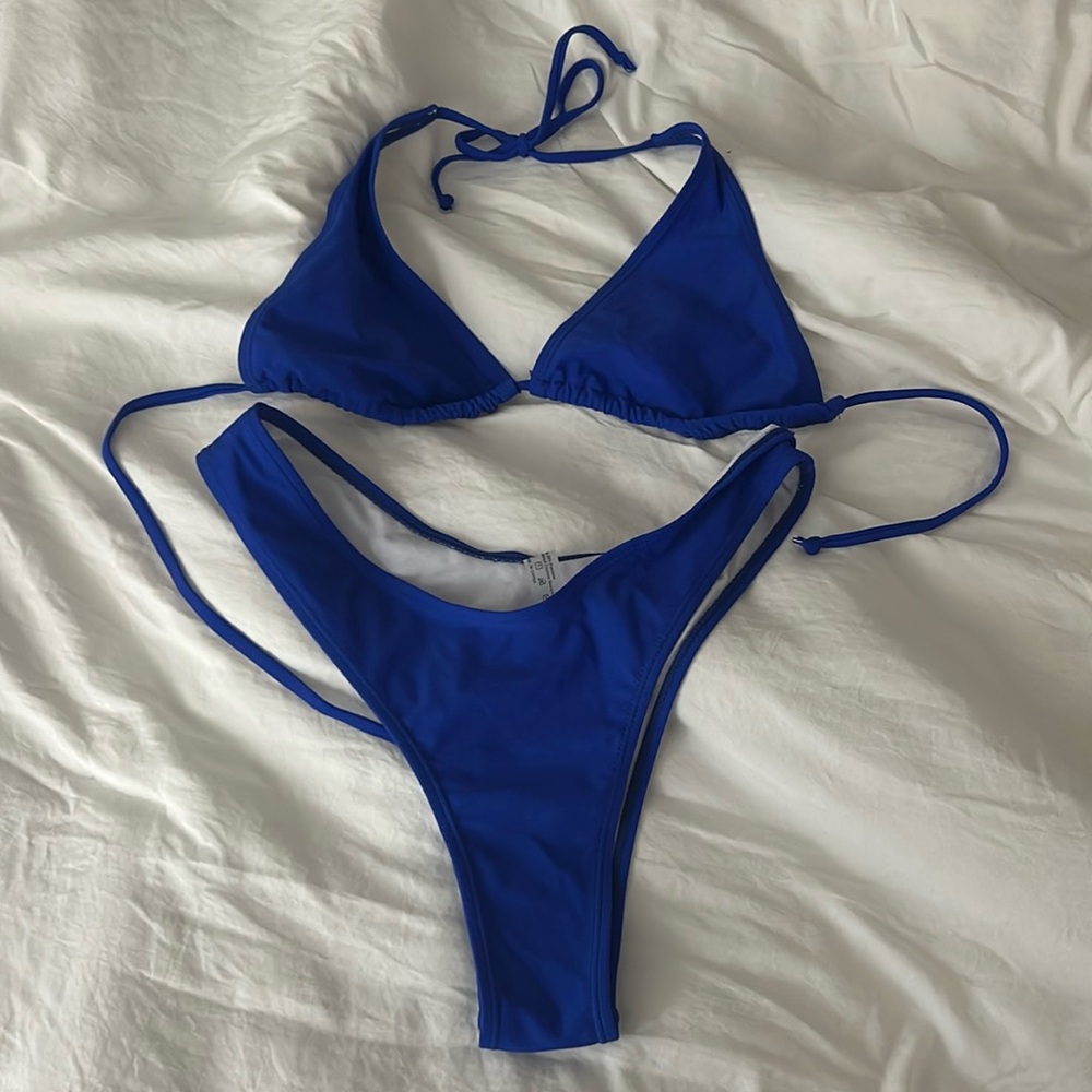 Neon Blue Bikini